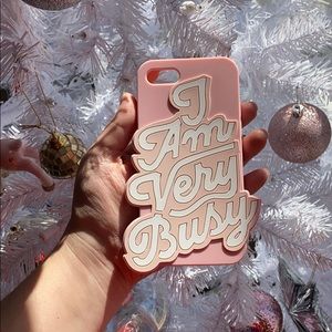 Ban.do “I Am Very Busy” iPhone Case